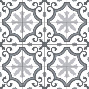Gray 25x25cm Ceramic Rustic Tile for Indoor Floor
