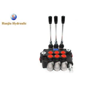 Hydraulic Agricultural Machines Directional Control Valve 3 Levers 21gpm