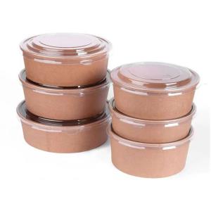 Microwavable disposable take away bowls with lids container strong disposable