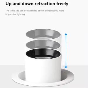 Adjustable LED Recessed Ceiling Lights 20W COB Round LED Down Spotlights