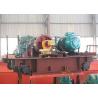 Electric Wire Rope Hoist Double Girder Crane Trolley With Compact Structure for sale