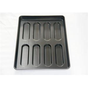 Quality Aluminum Steel 8 Cavity 530x380x40mm Hot Dog Bun Pan for sale