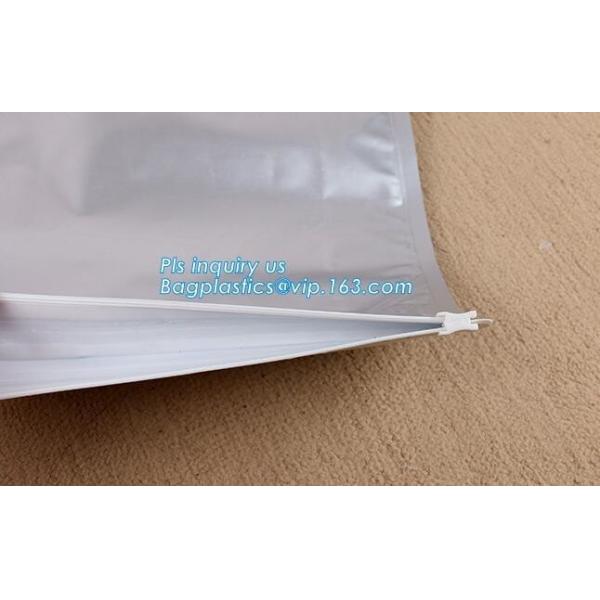 laminated multiple layer plastic aluminum foil bag side gusset pet food bag with