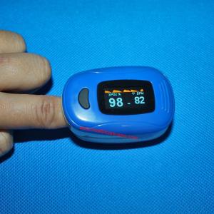 Quality Blue Handheld Fingertip Pulse Oximeter / Infant Home Pulse Oximeters for sale