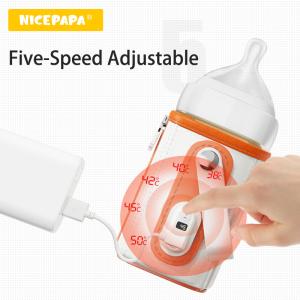 Nice Papa Temperature Control Bottle Warmer Lightweight USB Charging 10W