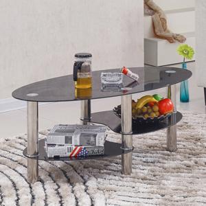 Practical Center Coffee Table , Multi Purpose Oval Center Table