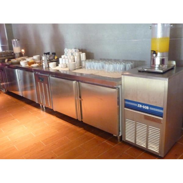 1.8m Under Counter Frost Free Fridge Worktop With Force Air Cooling