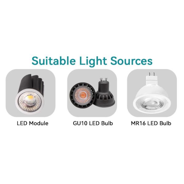 Customizable Anti-Glare GU10 Recessed Spotlight Frame Designed For Commercial Spaces