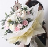 Flower shop DIY snow pear paper hand rub packaging snow pear paper village paper