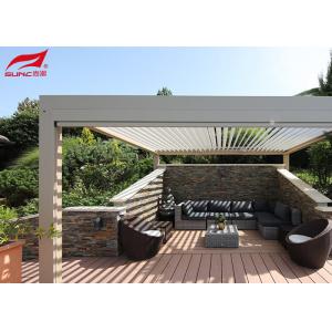 OEM Motorized Outdoor Waterproof Aluminium Bioclimatic Backyard Pergola
