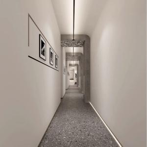 steel led Linear System Lightings Skyline 120° Beam Angle SMD/COB adjustabl