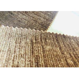 450GSM Brushed Knit Fabric / Composite Polyester Velvet Fabric Printed