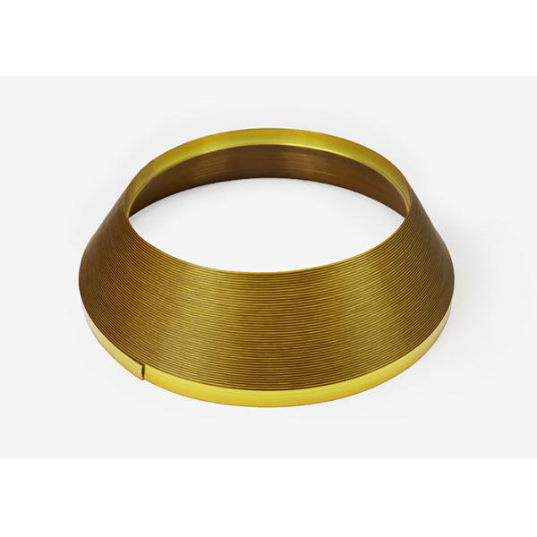 Buy Gold Luxury J Shape Plastic Trim Strip Cap 2.0 CM 35/45 Meters With Aluminum at wholesale prices