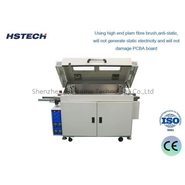 Buy Adhesive Roller and Disc Brush Single Side PCB Surface Cleaning Equipment for PCBA Boards at wholesale prices