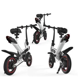 Professional Smart Folding Electric Bike Aluminum Alloy Frame High Loading