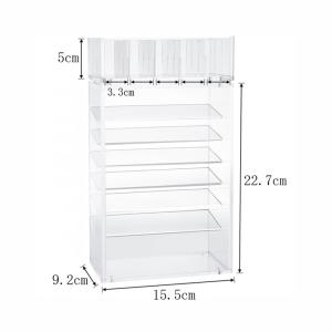 Lipstick Holder Acrylic Lipstick Tower Cosmetic Makeup Organizer Display Stand