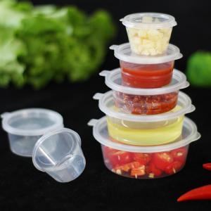 1oz 1.5oz 2oz 3oz 5oz dipping chili take out plastic disposable soy sauce cups