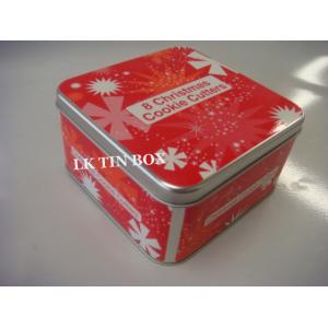 Large Metal Square Tin Box Container For Candy Cookie Tea Coffee Pack