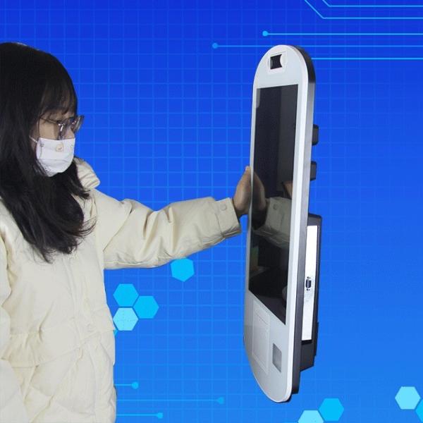 Buy 21.5" Self Service Touch Screen Payment Kiosk with Printer and Scanner for Restaurant Ordering at wholesale prices