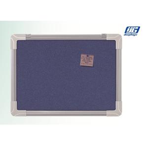 Quality Tips and Poster Displaying Bule Felt Board with Round Corner Aluminum Profile for sale