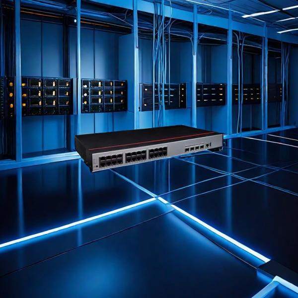 Buy S5732-H24S6Q Managed Network Switch 24 100M/1G Ethernet Ports 4 25GE SFP28 2 40GE One With Performance For Networking at wholesale prices