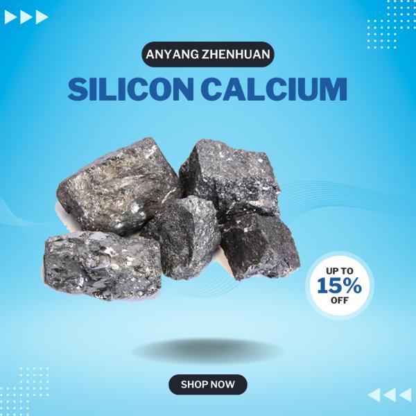 Buy Silicon Calcium 5528 Deoxidizer 10-100 Mm For Casting at wholesale prices