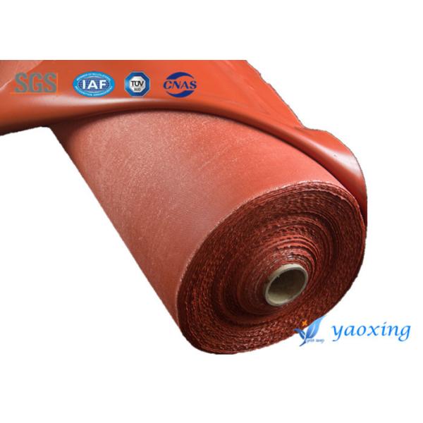 Buy 1mm Fireproof Silicone Coated Fiberglass Fabric For Welding Blanket at wholesale prices