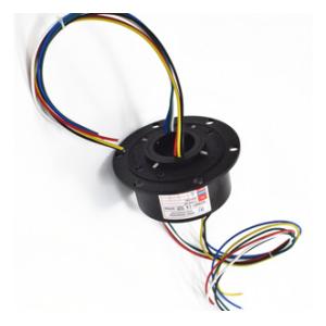 Big Flange Hollow Shaft Slip Ring IP54 0-100rpm Rotation Cement Machinery