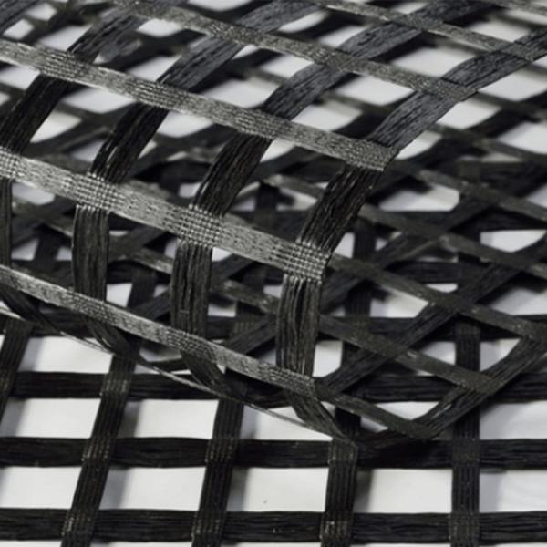 Buy High Strength Uniaxial Polyester Geogrid For Railway Road Construction at wholesale prices