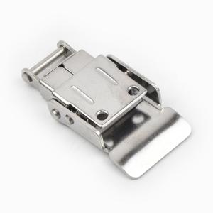 Spring Stainless Steel Hasp Lockable Draw Latch 60x29mm