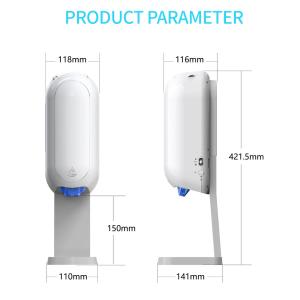 ABS FCC 1100ml Contactless Automatic Liquid Hand Sanitizer Wall Mounted