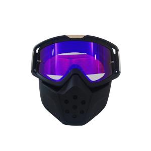 Fog Resistant Motocross Racing Goggles With Anti Slip Nylon Strap