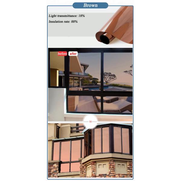 UV Blocking Matte Foil Frosted Glass Static Plastic Film Window Tint Film Heat Insulation 1000mm