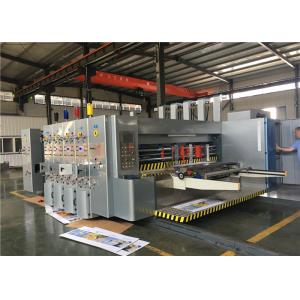 Planetary Gear Structure Flexo Printer Slotter / Carton Box Packing Machine