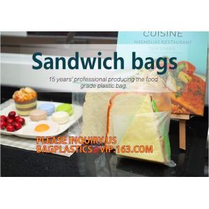 Freezer PE Double Zipper Seal Bag For Packaging Fresh Fruit, Double Color Zip
