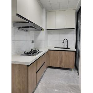 New Material White Shaker Door Particle Board Kitchen Cabinet