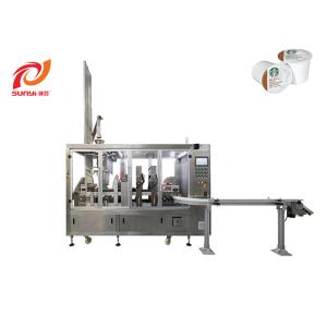 Six Lanes Empty Kcup Coffee Capsule Filling Sealing Machine