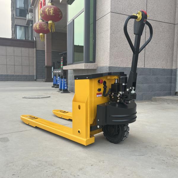 Precision Control Electric Pallet Truck Streamlined Structure In Tight Spaces