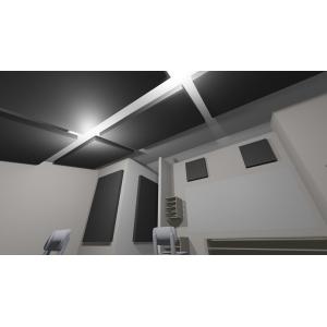Studio Ceiling Tiles 50mm Thick Soundproofing Fabric Wrapped Acoustical Panels