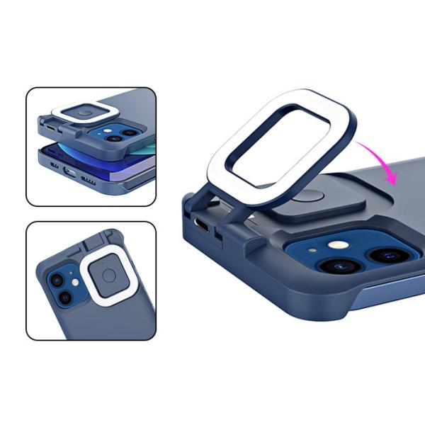 Ultra Slim ABS LED Selfie Ring Light For Phone Case 3 Colors Light