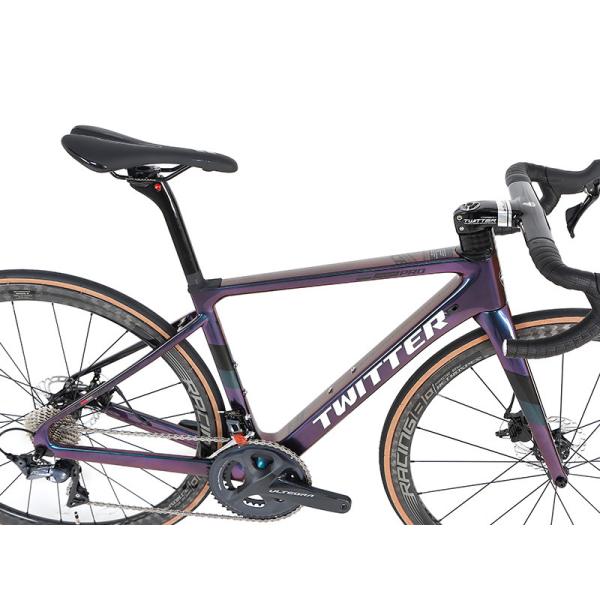 Holographic color Carbon Fiber Road Bicycle Disc Brake SHIMANO UT R8000 22 Speed