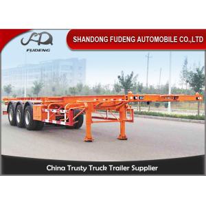 BPW / FUWA Axle Skeleton Chassis Container Trailer 20ft 40ft Dimension
