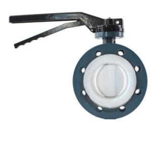 EN593 Hydraulic Ubber Seated Cast Iron Butterfly Valves