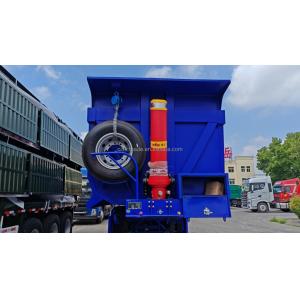 CIMC pull more than 60 tons 3-axle front axle can be lifted back flip semi