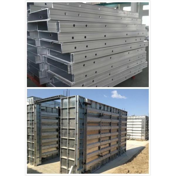 Aluminum Template Industrial Profile , 6061 / 6063 T3 - T8 With Shape Customized