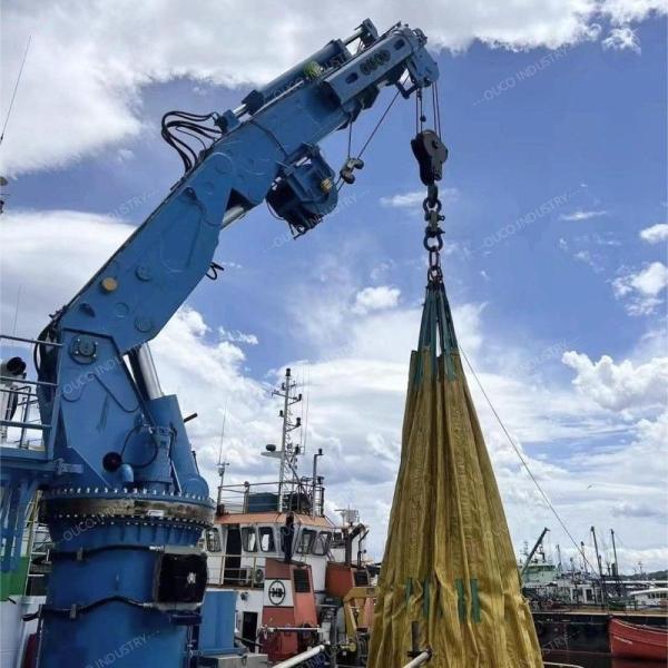 Buy OUCO 9T16.31M Knuckle Telescope Boom Pedestal Crane at wholesale prices