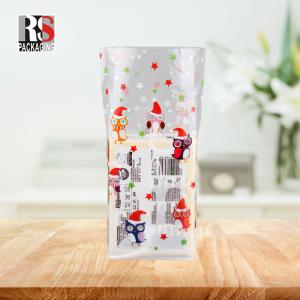 Clear Colors Bopp Opp Flat Bottom Bag Plastic Square Bottom Bag For Sealing