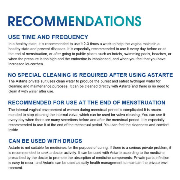 5V 2A Female Genital Cleaner Hydrogen Water Tank Transparent Visible Private Washing Set