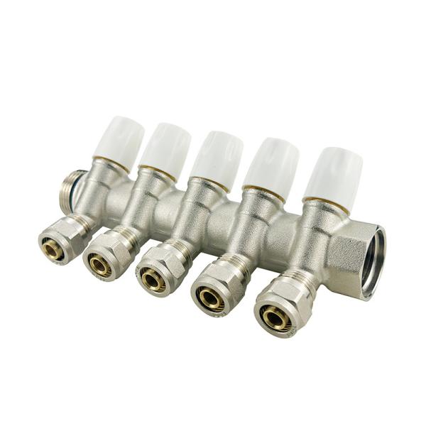 Buy Floor Heating Brass Pex Manifold Water Resistant Flexible Durable  Fire Resistant Easy Installation at wholesale prices