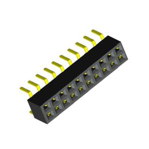 2.0 Female Header Connector Centipede Foot 2*22P Solder High temperature